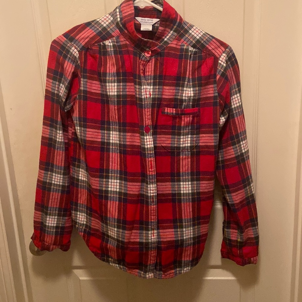 Christmas/flannel long sleeve pajama set